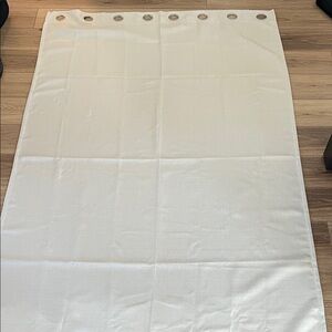 Cream Grommet Blackout Curtain Panel Set